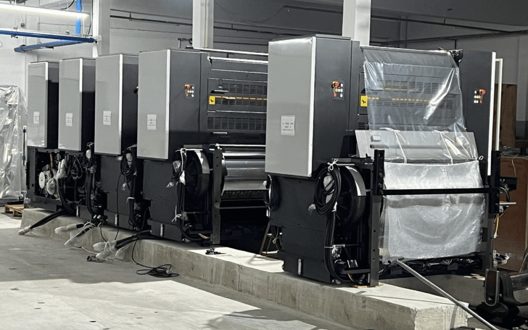 E o nosso presente de natal em 2023 – Uma nova impressora Komori Lithrone G340 Advanced 6 cores +L