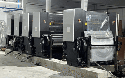 E o nosso presente de natal em 2023 – Uma nova impressora Komori Lithrone G340 Advanced 6 cores +L